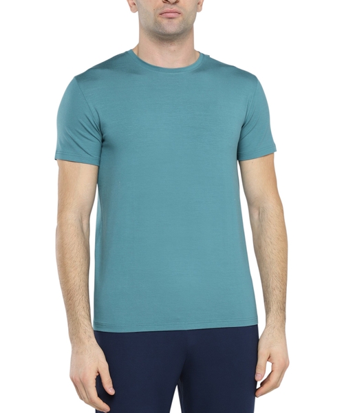 Dairəvi yaxa ilə qısaqol T-shirt