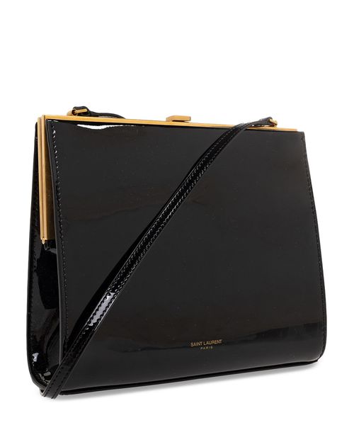 ショルダーバッグ・ポシェット SAINT LAURENT BLACK LEATHER LE ANNE-MARIE SHOULDER BAG SAINT LAURENT Le Anne-Marie small patent-leather shoulder