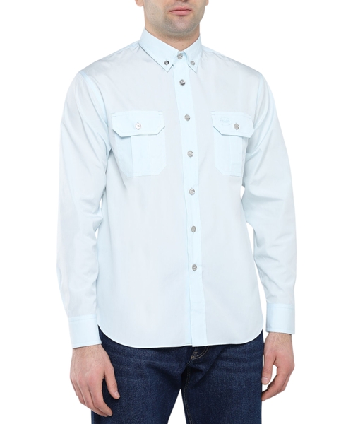 Long sleeve shirt with classic collar
