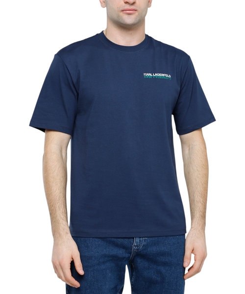 Dairəvi yaxa ilə qısaqol T-shirt