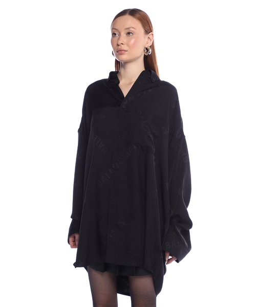 Logo printed oversized shirt | Emporium