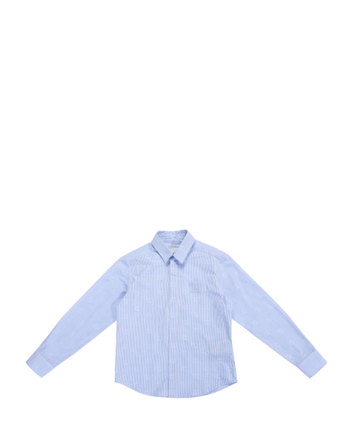 Long sleeve shirt with logo embroidery