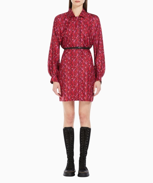 Floral print mini dress