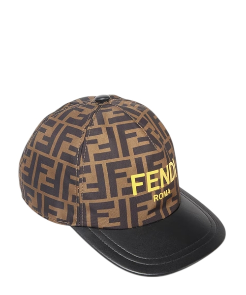 Logo print cap