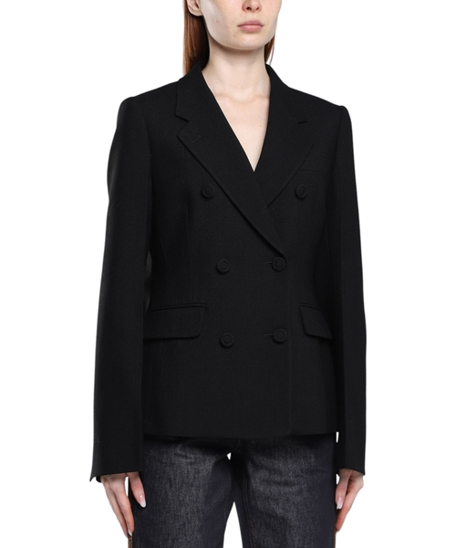 İkitərəfli düyməli uzunqol pencək