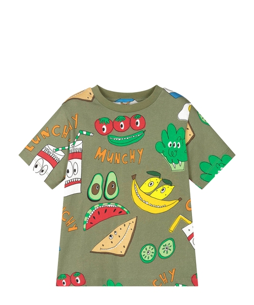Printli qısaqol T-shirt