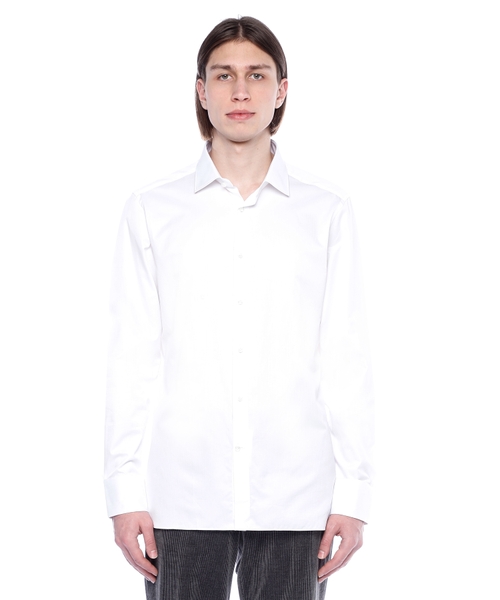 Long sleeve shirt with classic collar