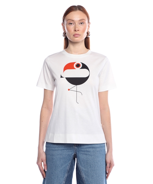 Logo printed long-sleeve cotton T-shirt | Emporium