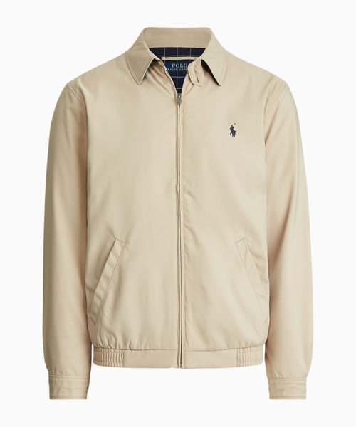 Long sleeve jacket with zip fastening