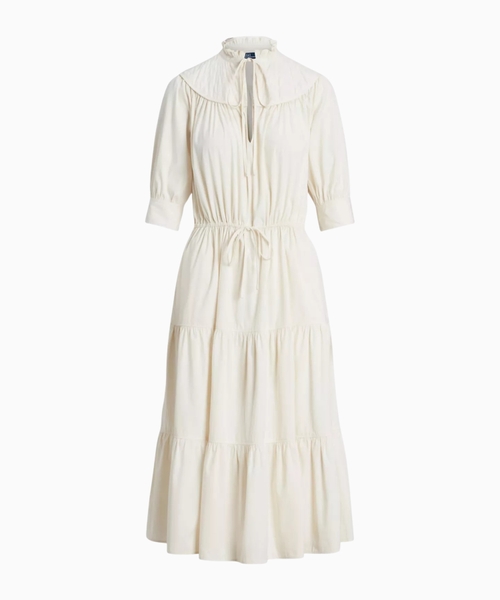 Tiered cotton dress