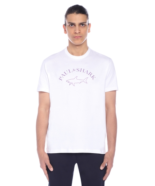 Loqo printli qısaqol T-shirt