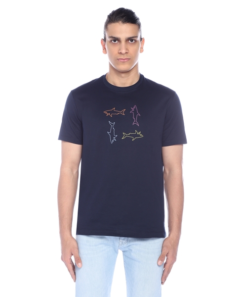 Printli qısaqol T-shirt