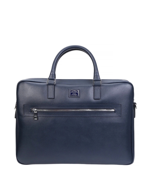 Briefcase with logo detail