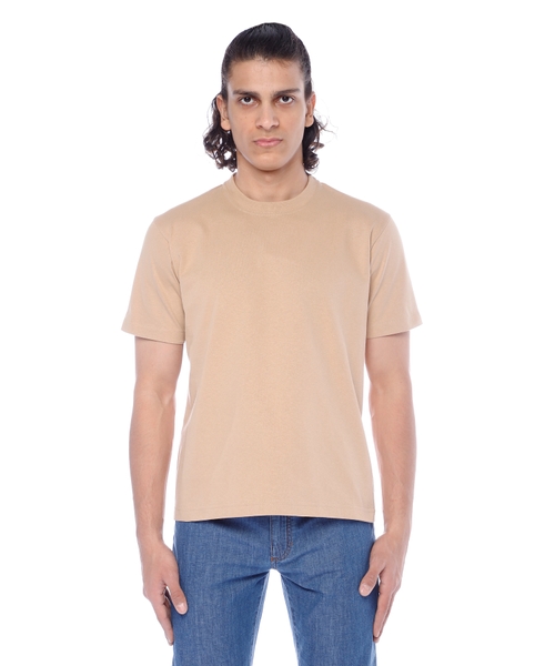 Dairəvi yaxa ilə qısaqol T-shirt