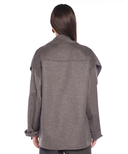 【BOTTEGA VENETA】Dark Grey Wool Oversize Coat Bottega Veneta Dark Grey Wool Oversize Coat - ShopStyle