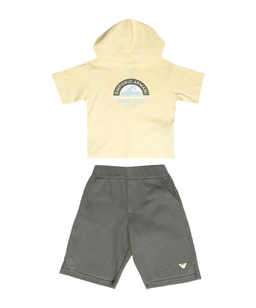 T-shirt and shorts set with logo