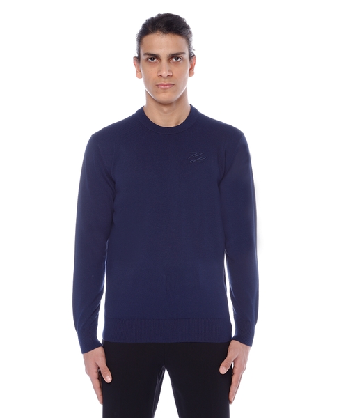 Round neck jumper with long sleeves