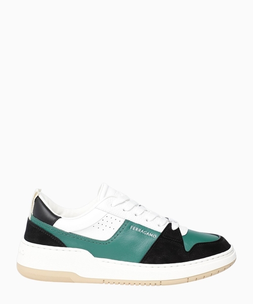 Lace-up sneakers with logo detail