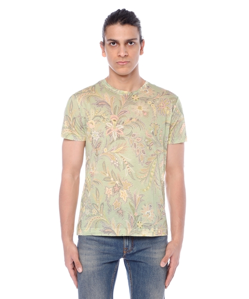 Dairəvi yaxa ilə qısaqol T-shirt