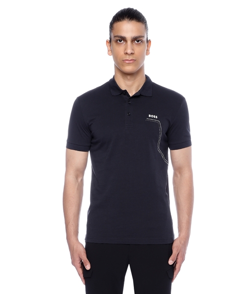 Klassik yaxalı qısaqol polo