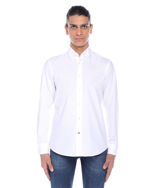 Long sleeve shirt with classic collar