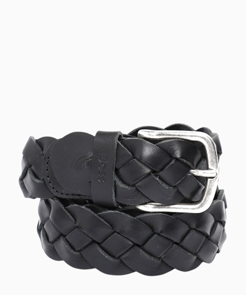 Wide braid leather belt Wide braid leather belt