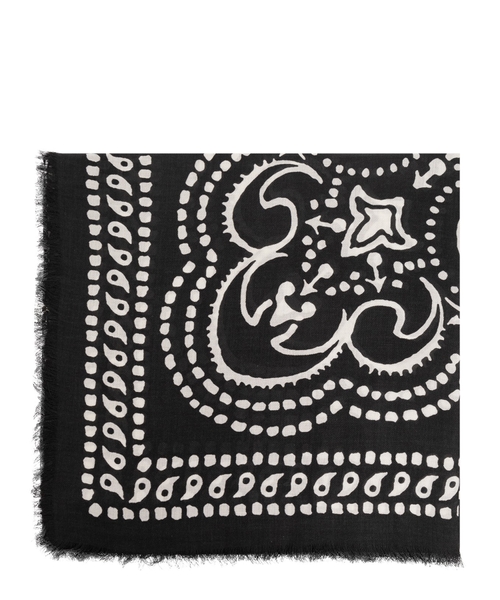 Шелковый шарф с принтом