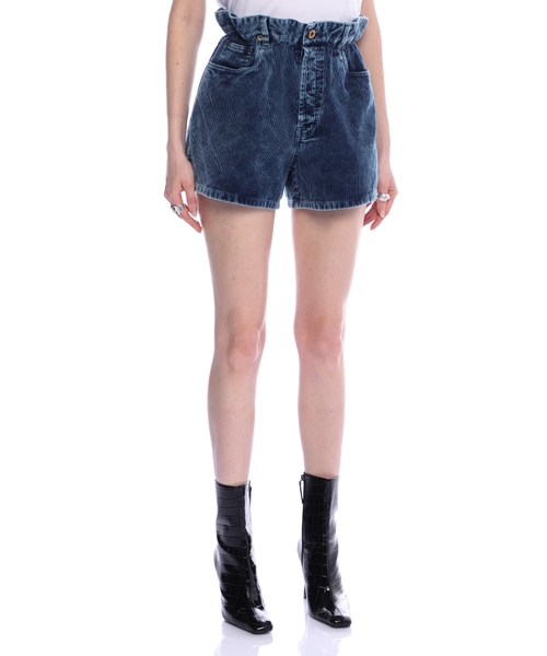 ショートパンツ MiuMiu | Washed corduroy Bermudas MP1726_135Z_F0589_S_OOO COR MiuMiu(ミュウミュウ) ショートパンツ(レディース) - 海外