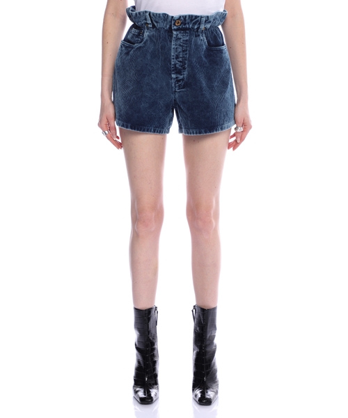 ショートパンツ MiuMiu | Washed corduroy Bermudas MP1726_135Z_F0589_S_OOO ショートパンツ MiuMiu | Washed corduroy Bermudas