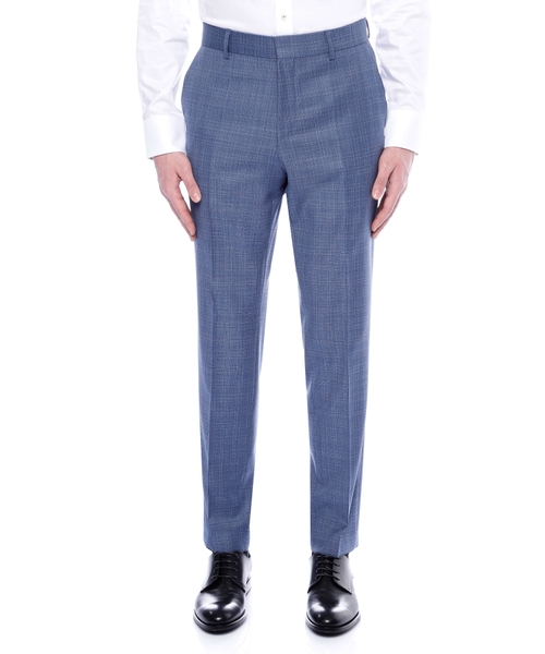 Düz biçimli yun kostyum