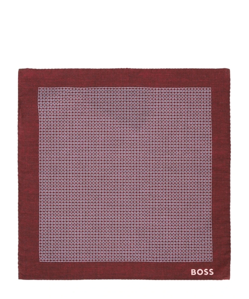 Шелковый нагрудный платок с принтом