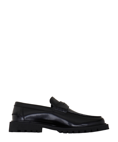 Leather loafers