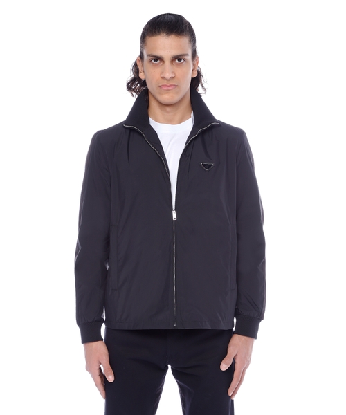 Long sleeve jacket with zip fastening | Emporium