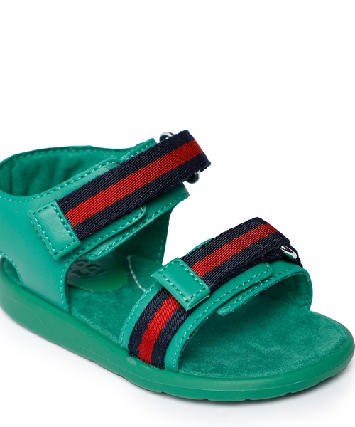 Gucci striped sandals online