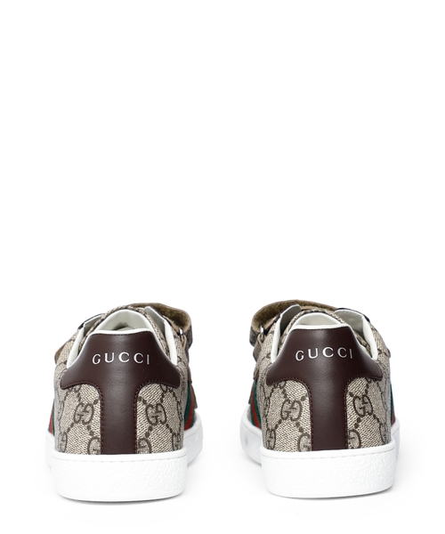Logo printed touch-strap sneakers | Emporium