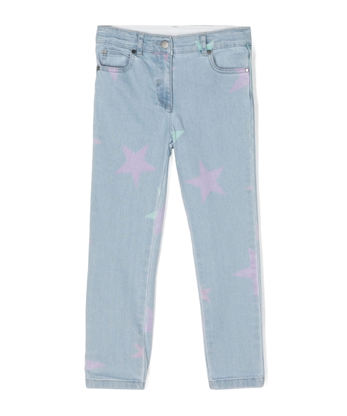 Printed jeans