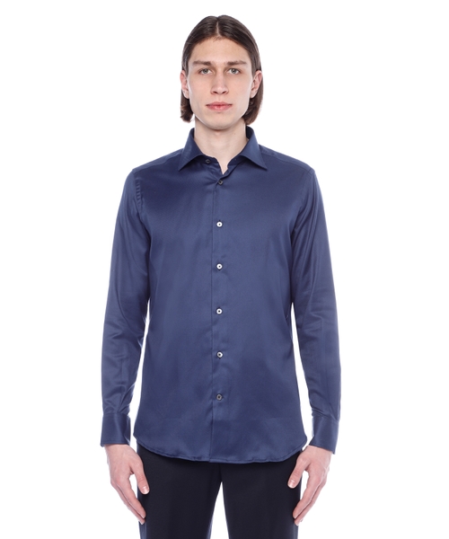 Klassik yaxalı uzunqol köynək