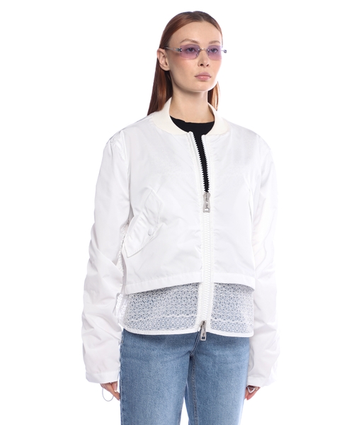 Long-sleeve layered jacket | Emporium