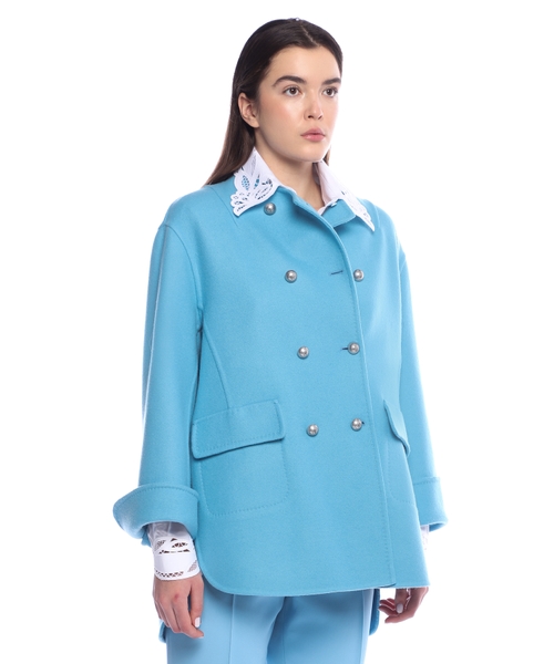 コート ERMANNO SCERVINO COAT (D460D745KGR 95708) Single-breasted coat - ERMANNO SCERVINO - Giordano Boutique