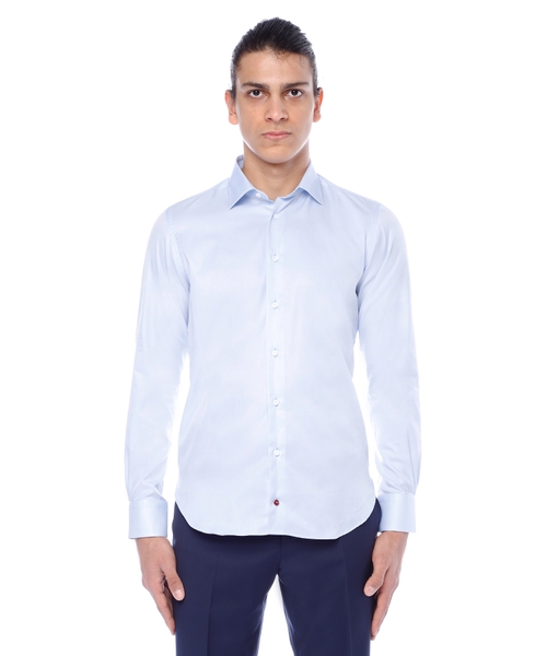 Long sleeve shirt with classic collar
