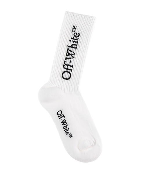 Socks with logo print