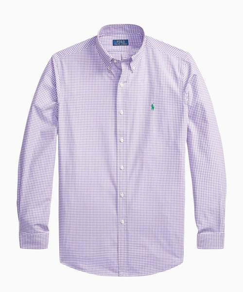 Long sleeve shirt with classic collar
