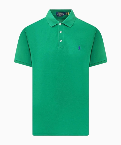 Short sleeve polo with classic collar