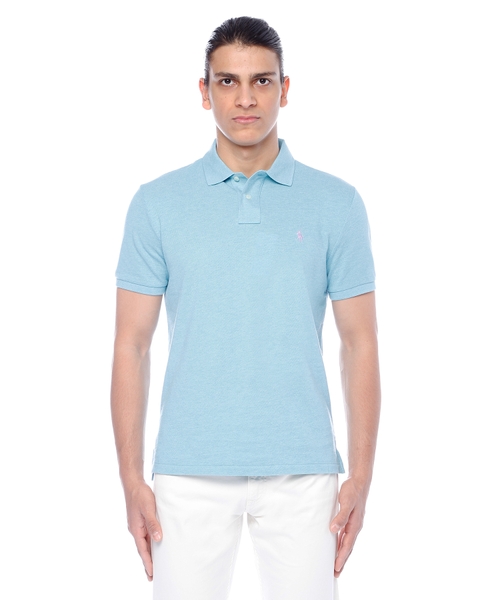 Поло с короткими рукавами и классическим воротником