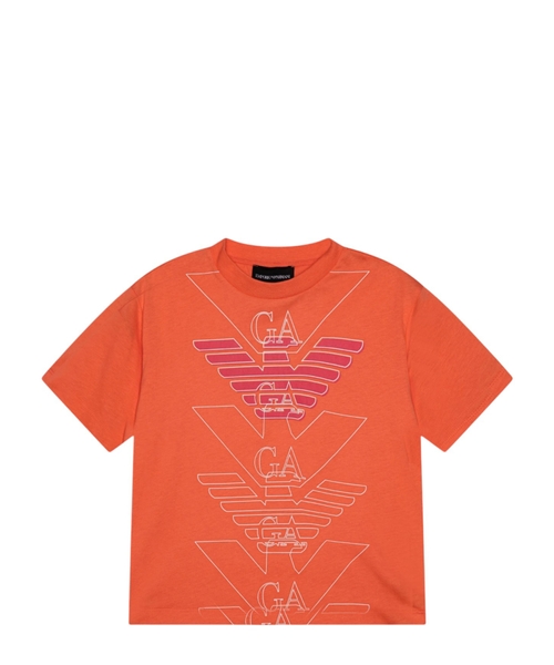 Футболка с короткими рукавами и принтом логотипа