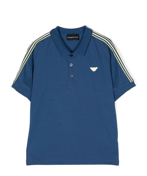 Short sleeve polo with logo