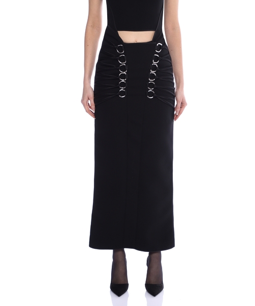 Asymmetrical draped skirt | Emporium
