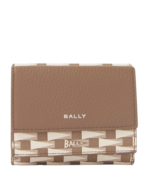 Loqo printli dəri portmone