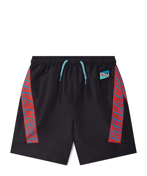 Logo printed shorts with elasticated waist