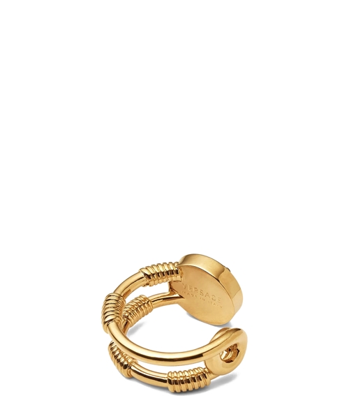 Versace safety pin ring discount